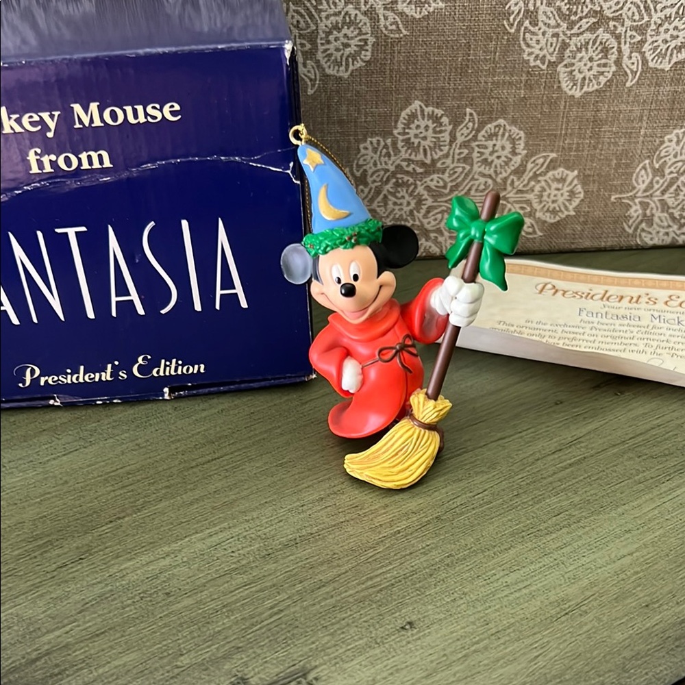 Grolier Fantasia Mickey Mouse Ornament - President’s Edition